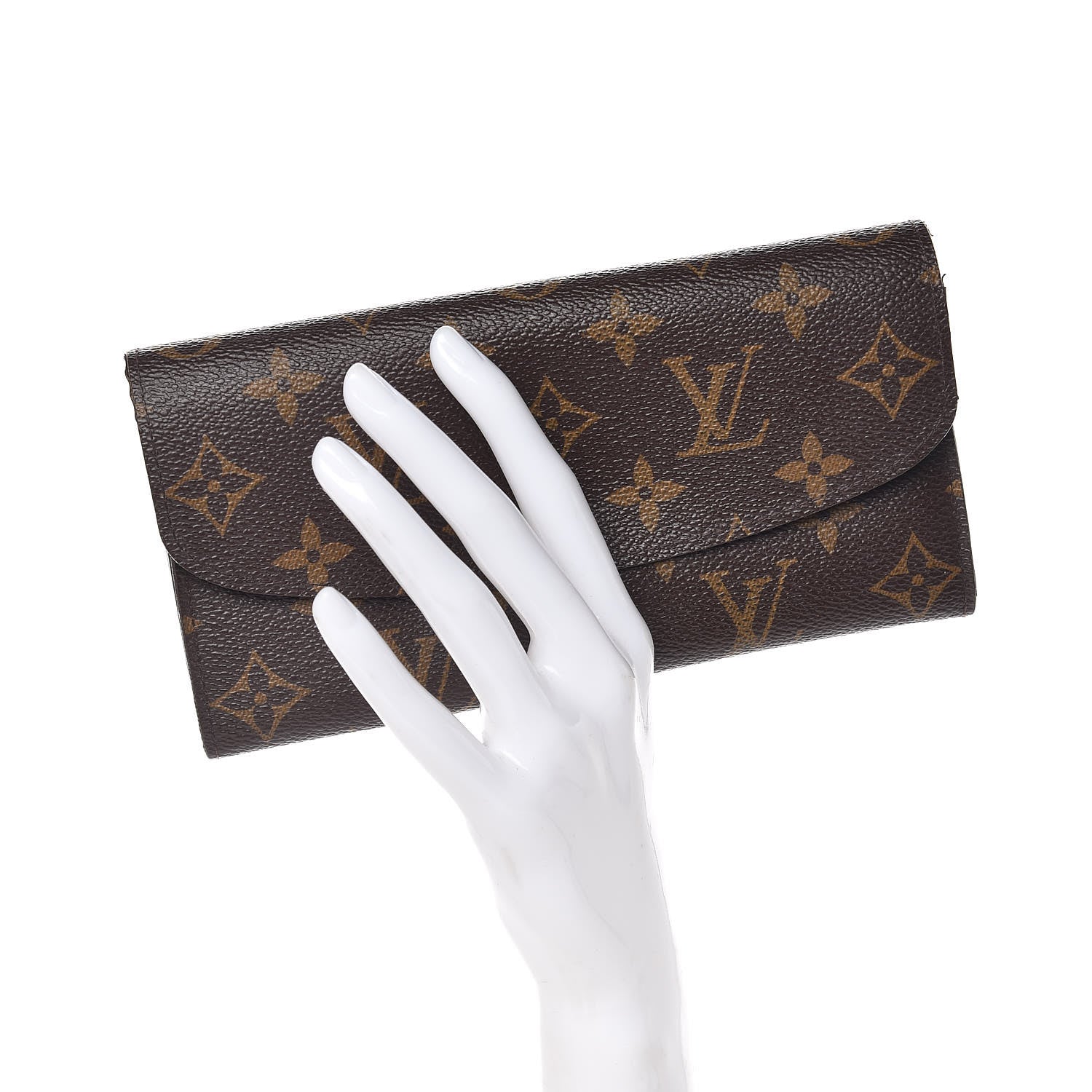Louis Vuitton Monogram Emilie Wallet Red 2 of 11