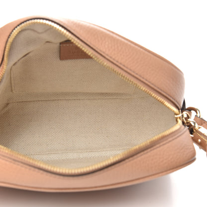 Gucci Pebbled Calfskin Small Soho Disco Bag Camelia 5 of 10