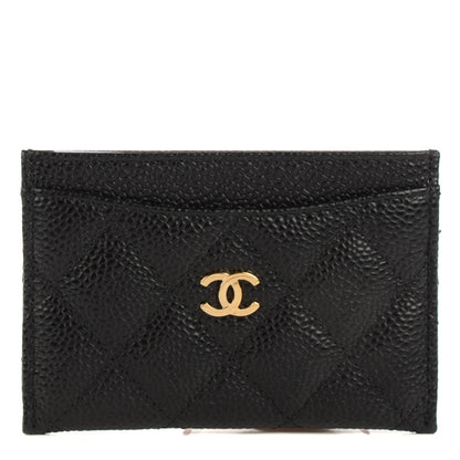 Chanel Caviar Quilted Card Holder Black 1 of 8