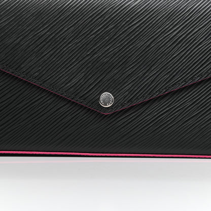 Louis Vuitton Epi Pochette Felicie Black Hot Pink 12 of 12