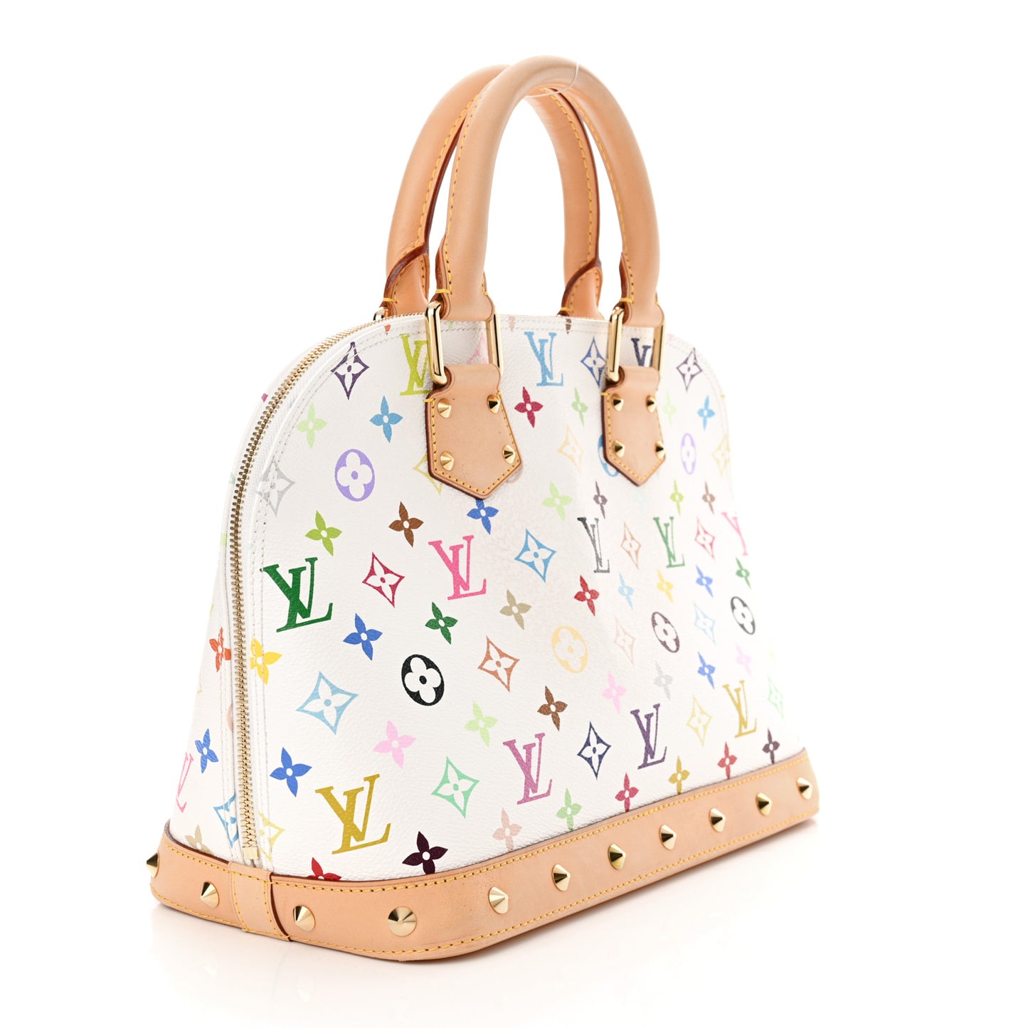 Monogram Multicolor Alma PM White