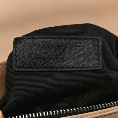Saint Laurent Calfskin Y Quilted Monogram Toy Loulou Crossbody Bag Nude Powder 8 of 15