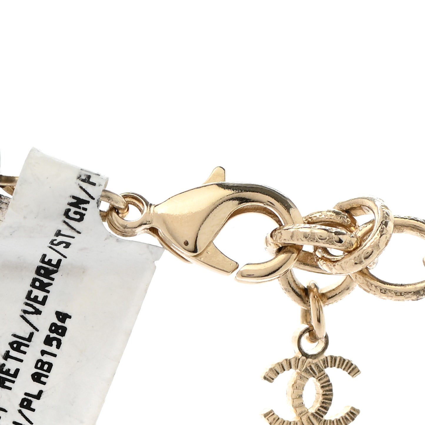 Pearl Papyrus Long Necklace Gold Pearly White Grey