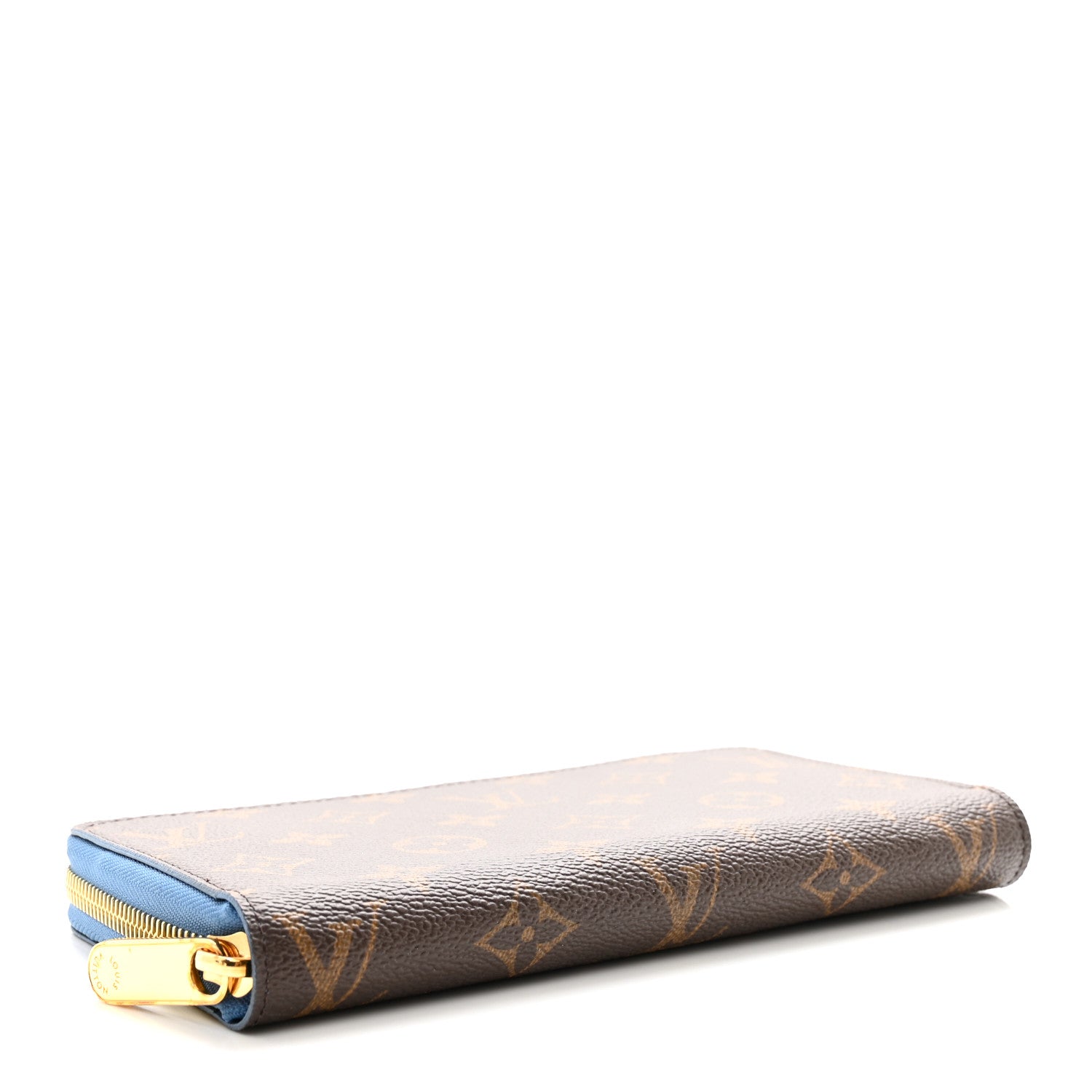 Louis Vuitton Monogram Zippy Wallet Blue Jean 4 of 8