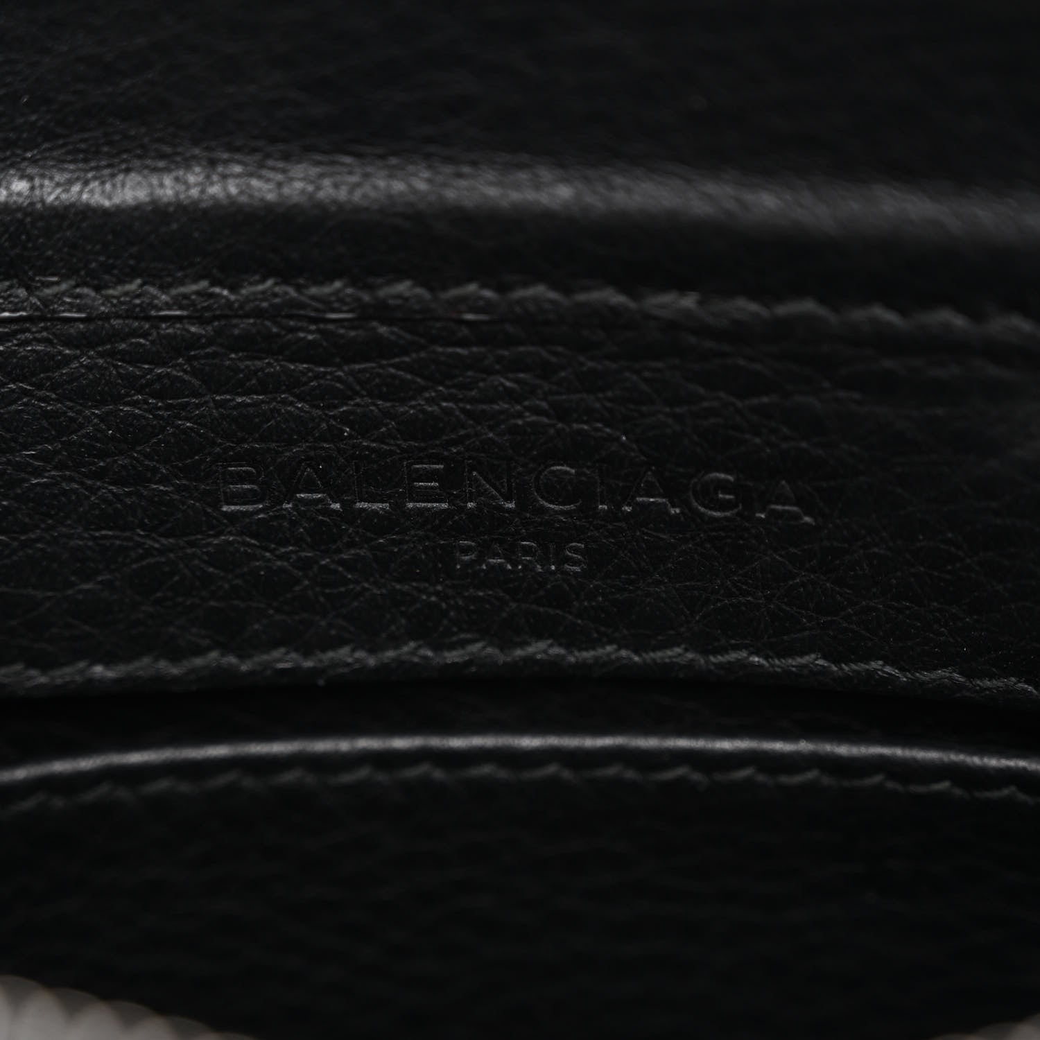 Balenciaga Veau Papier Triple XS Zip Around Crossbody Black 8 of 14