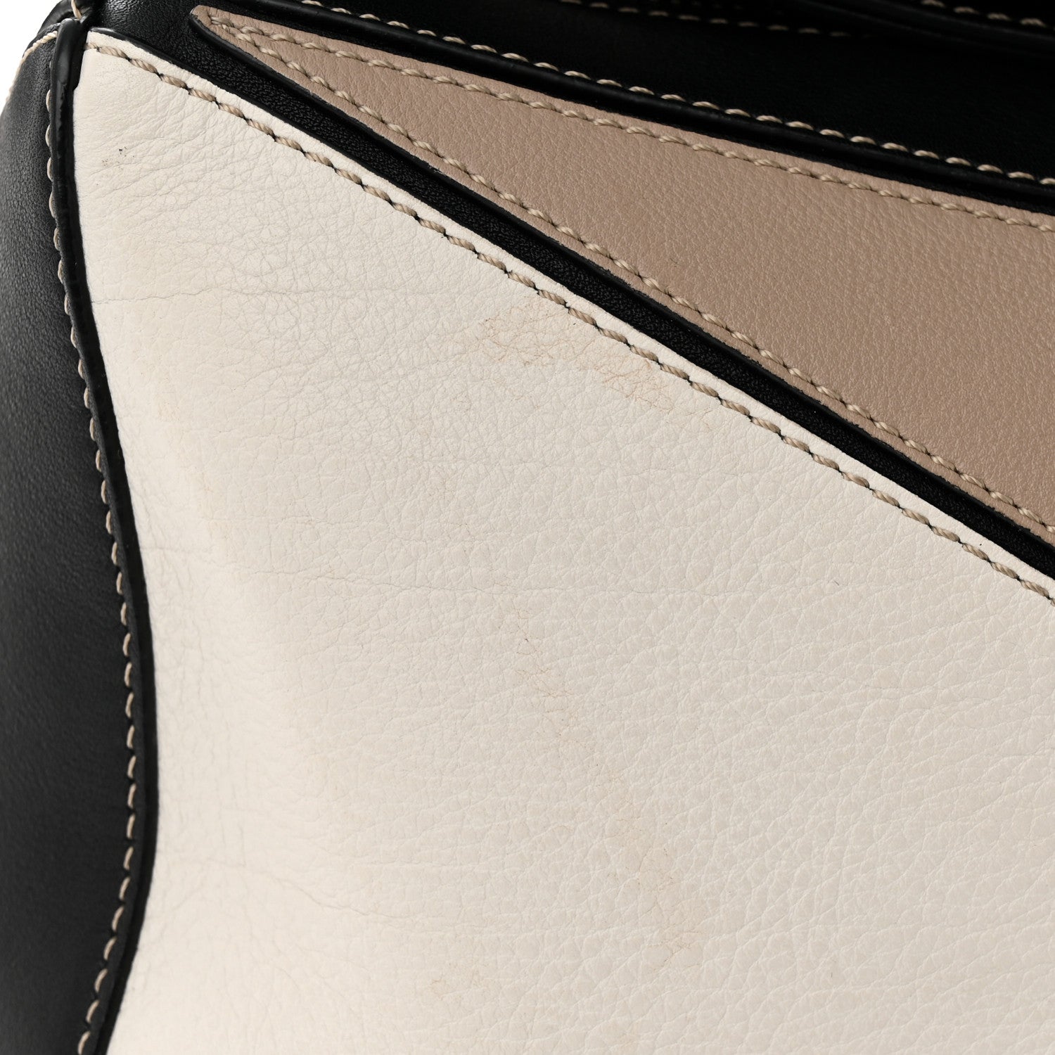 Loewe Calfskin Small Puzzle Bag Black Taupe 13 of 14