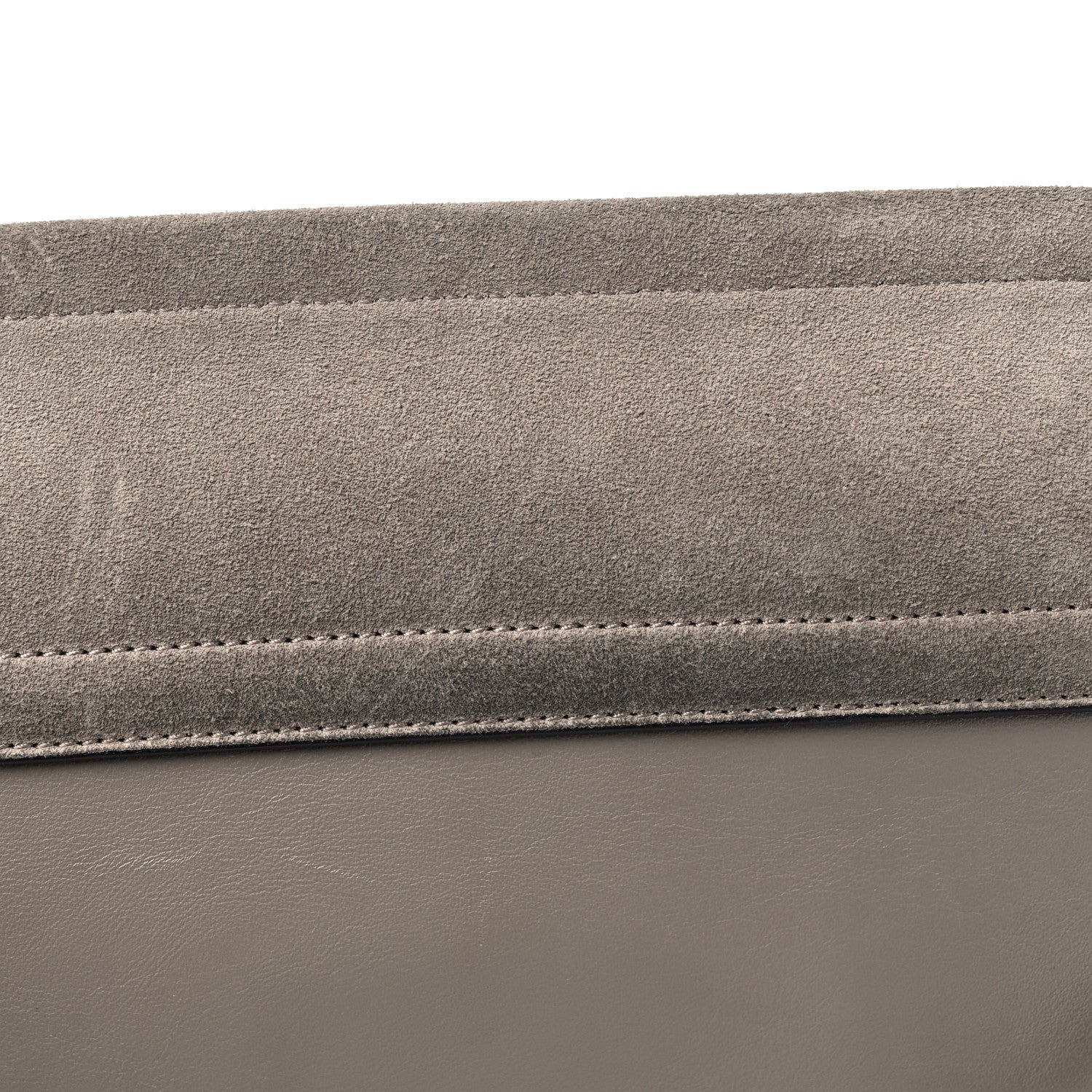 Chloe Calfskin Suede Medium Faye Shoulder Bag Motty Grey 12 of 13