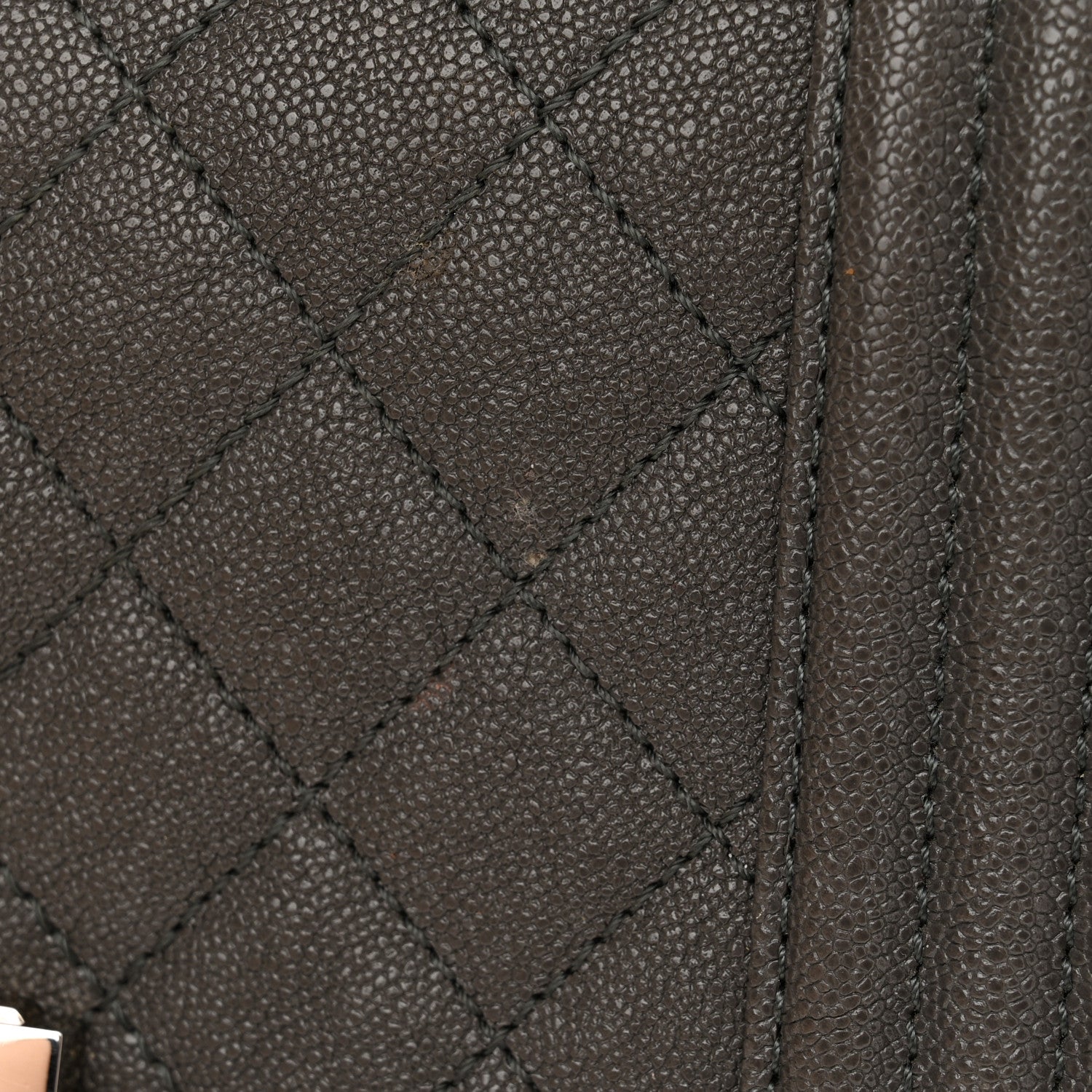 Chanel Caviar Quilted Small Boy Flap Grey 12 of 14