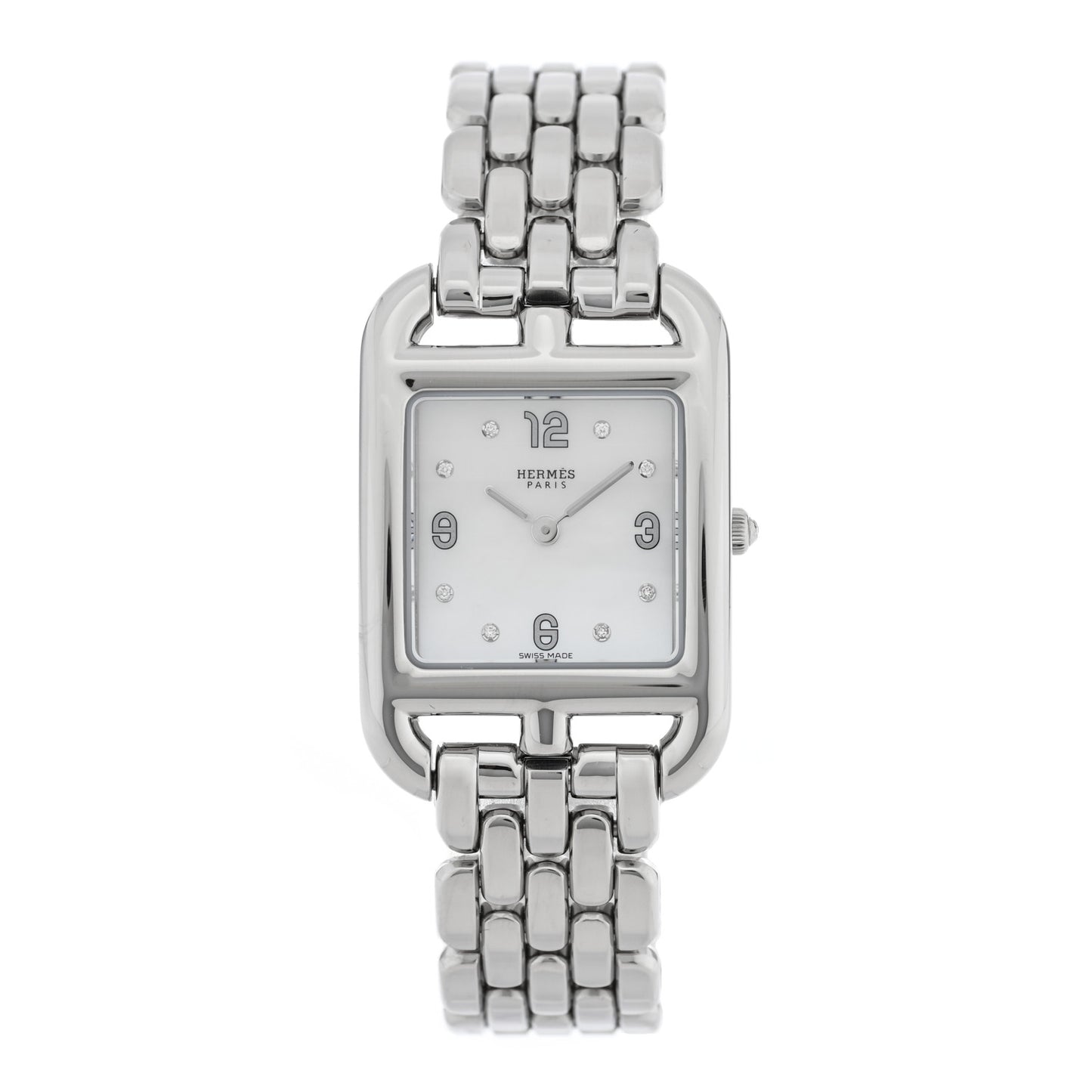 Stainless Steel Diamond Mother of Pearl 23mm Cape Cod Quartz Watch