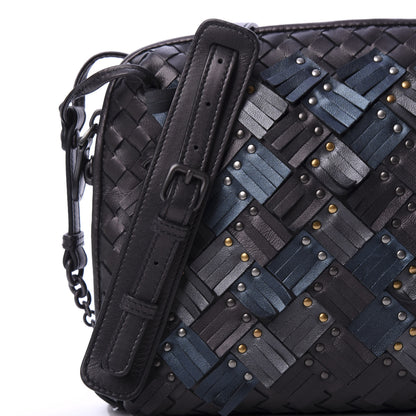 Bottega Veneta Nappa Intrecciato Fringe Studded Nodini Crossbody Messenger Multicolor 9 of 11