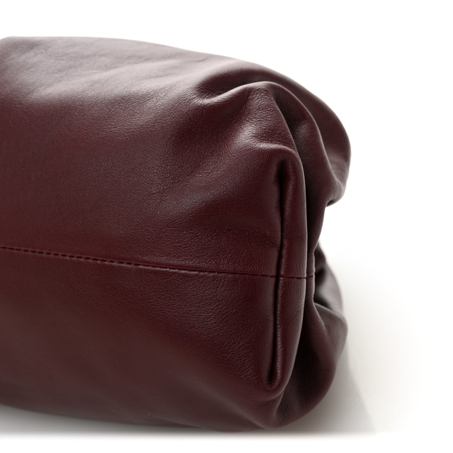 Bottega Veneta Smooth Butter Calf The Pouch Oversized Clutch Bordeaux 10 of 10