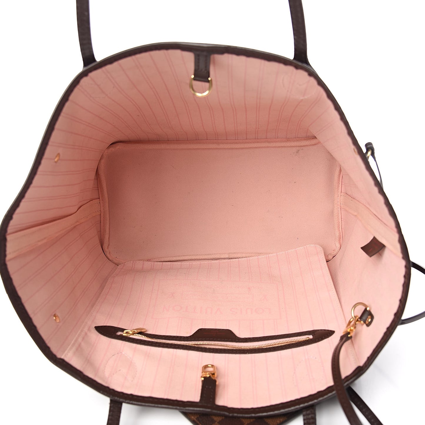 Damier Ebene Neo Neverfull MM Rose Ballerine