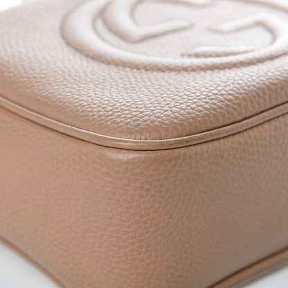 Gucci Pebbled Calfskin Small Soho Disco Bag Rose Beige 14 of 14