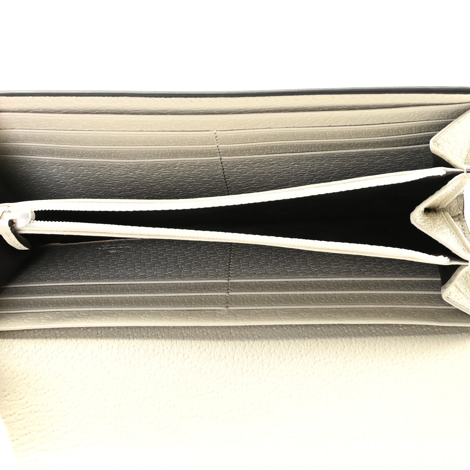 Gucci GG Supreme Monogram Flora Web Ophidia Continental Wallet White 5 of 8