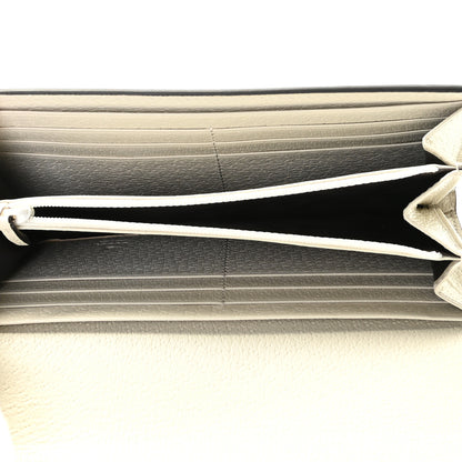 Gucci GG Supreme Monogram Flora Web Ophidia Continental Wallet White 5 of 8