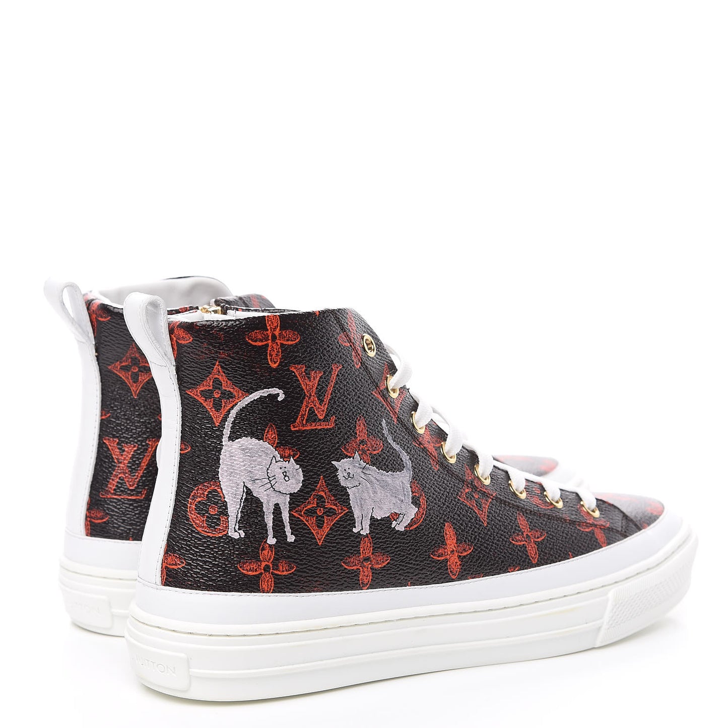 Catogram Stellar Sneaker Boots 39 Marron