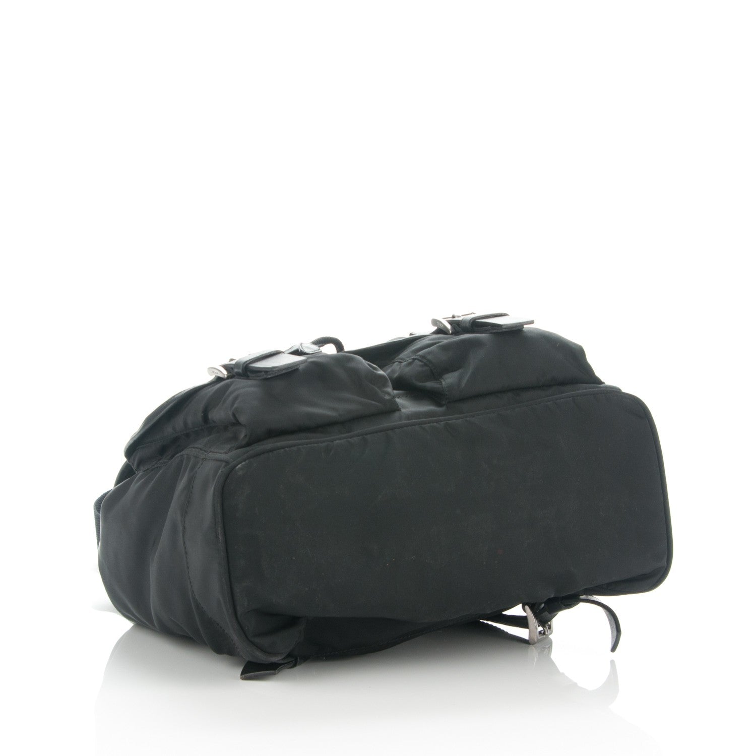 Prada Nylon Vela Medium Backpack Black 4 of 6