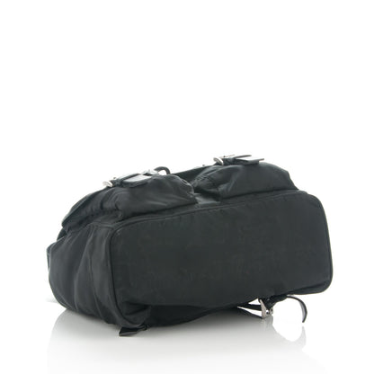 Prada Nylon Vela Medium Backpack Black 4 of 6