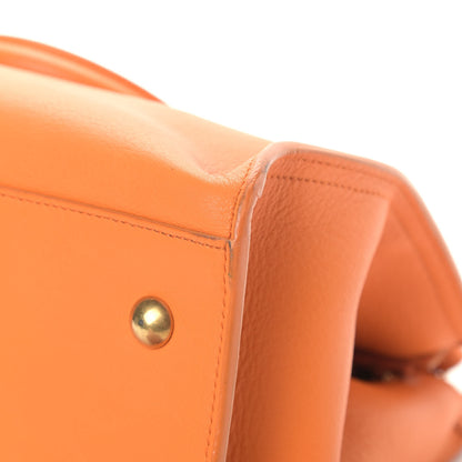Saint Laurent Calfskin Small Classic Y Cabas Mandarine 9 of 15