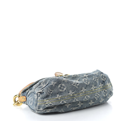 Louis Vuitton Monogram Denim Mini Pleaty Blue 4 of 9