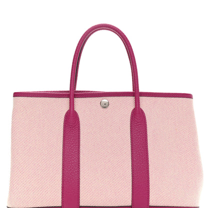 Hermes Twill D Negonda Garden Party 30 TPM Rose Pourpre 8 of 11