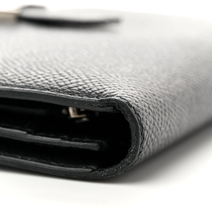 Hermes Epsom Bearn Gusset Wallet Black 10 of 11