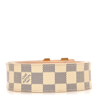 Louis Vuitton Damier Azur LV Initiales 85 34 Belt 2 of 9