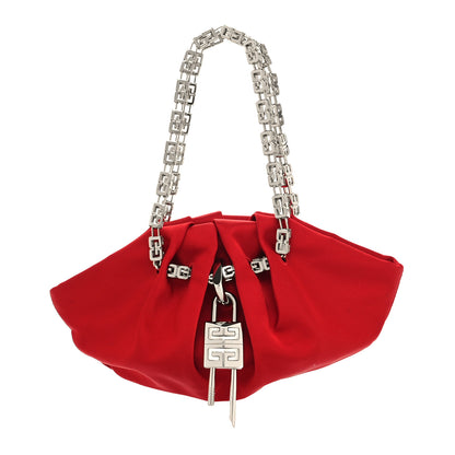 Givenchy Satin Mini Kenny Shoulder Bag Red 1 of 10