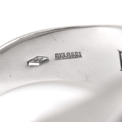 Bulgari 18K White Gold Dome Ring 49 4.75 6 of 7