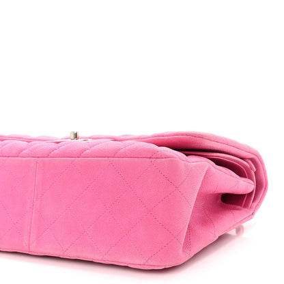 Chanel Iridescent Caviar Quilted Jumbo Double Flap Pink 10 of 11