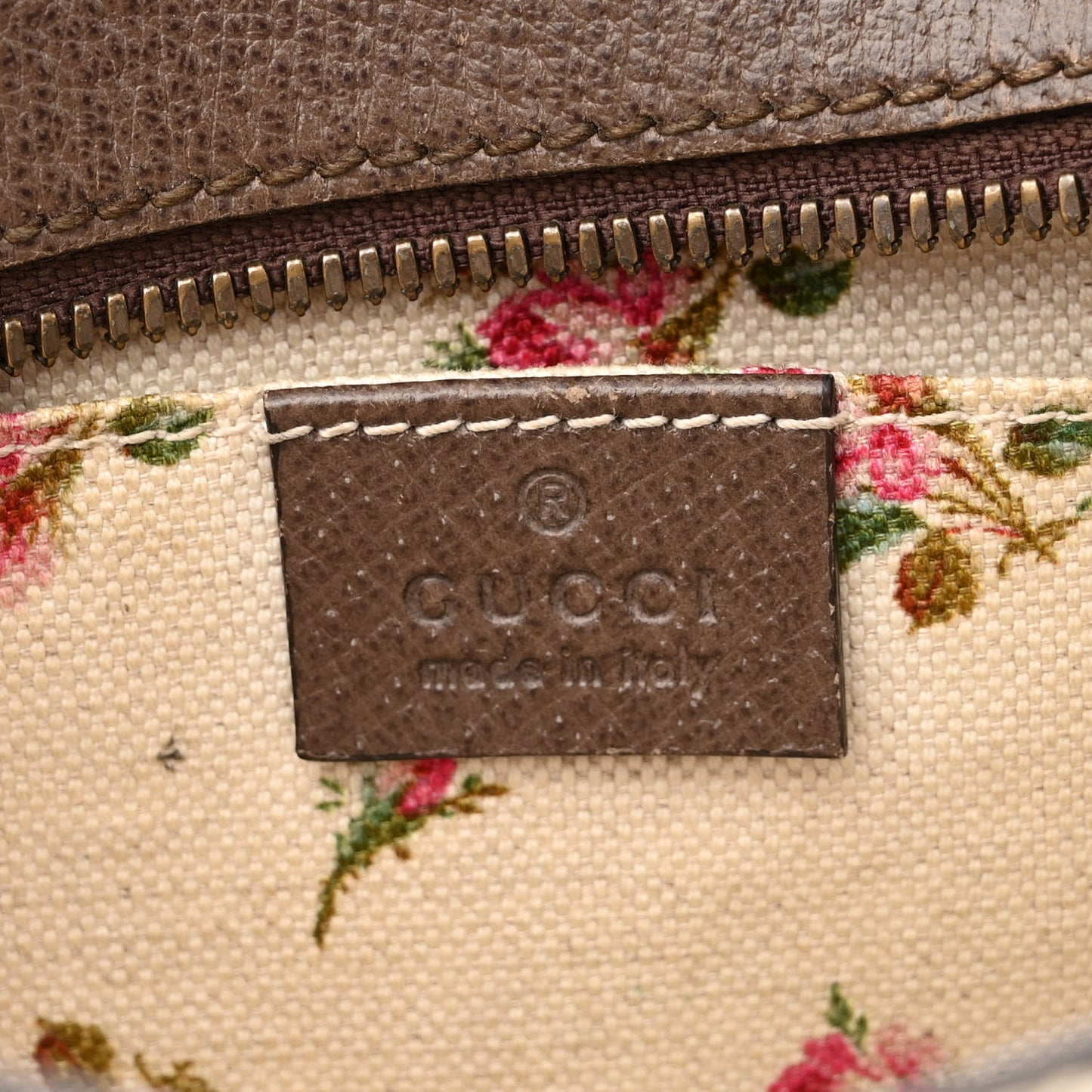 GG Supreme Monogram Web Neo Vintage Shoulder Bag Beige New Acero Crop