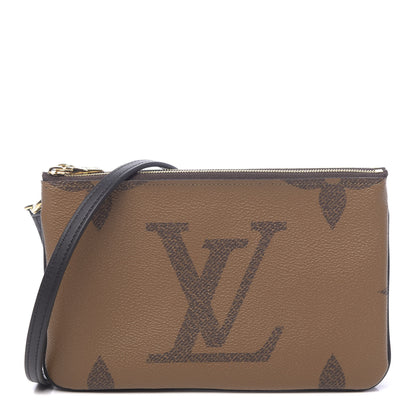 Louis Vuitton Reverse Monogram Giant Double Zip Pochette 1 of 11
