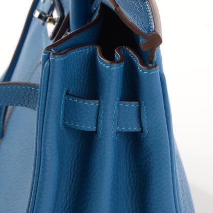 Hermes Taurillon Clemence Birkin 30 Mykonos 21 of 24