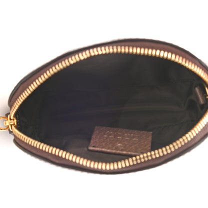 Gucci GG Supreme Monogram Web Ophidia Dome Key Pouch Beige New Acero 5 of 9