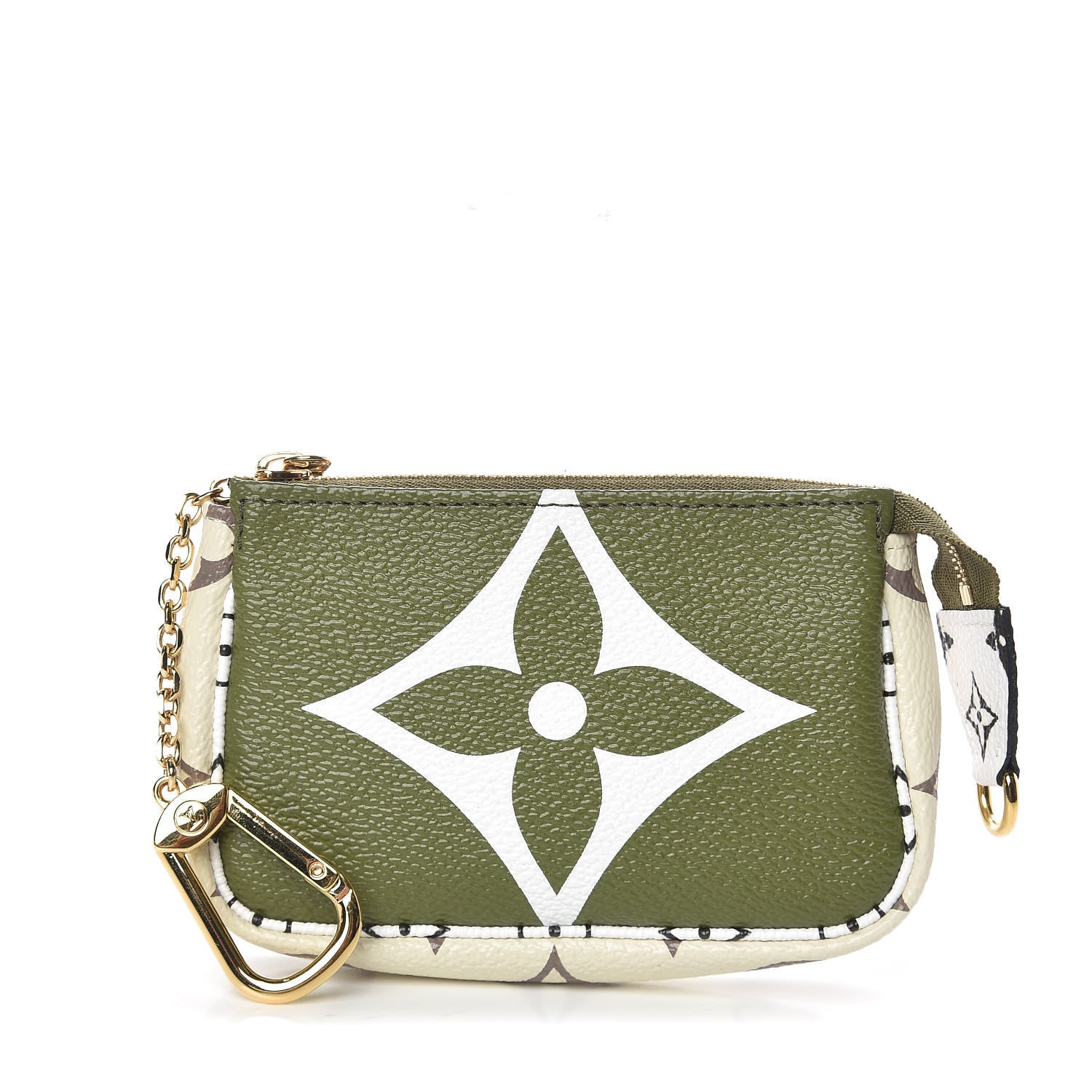 Louis Vuitton Monogram Giant Micro Pochette Accessories Kaki White 1 of 7