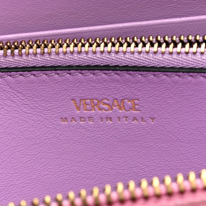 Versace Calfskin Medusa Zip Wallet Pink 6 of 6