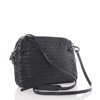 Bottega Veneta Nappa Intrecciato Pillow Crossbody Messenger Black 2 of 9
