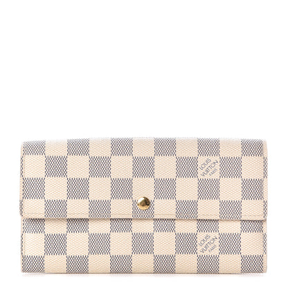 Louis Vuitton Damier Azur Sarah Wallet 1 of 10
