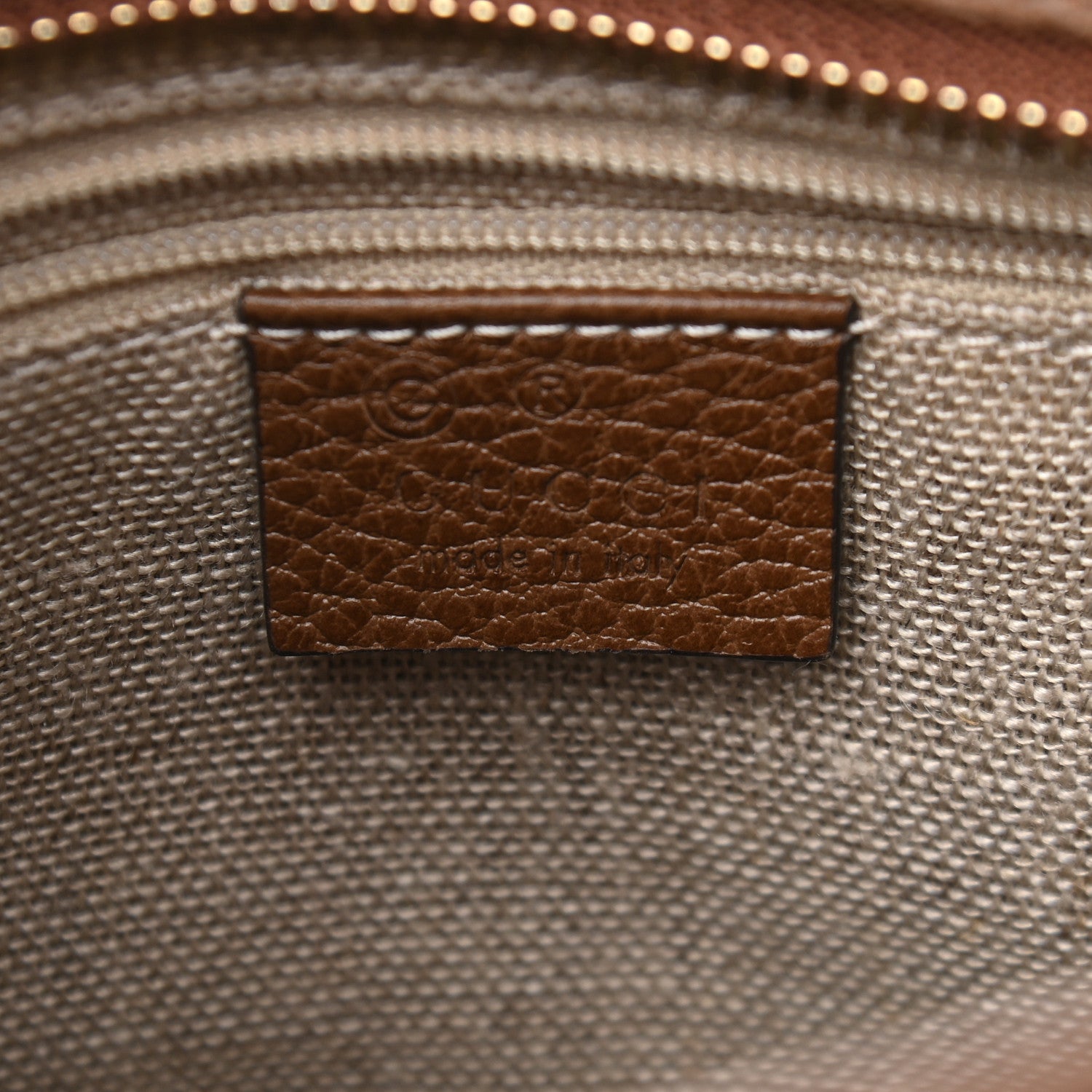 Gucci Monogram Small Bree Tote Beige Tabacco 7 of 10