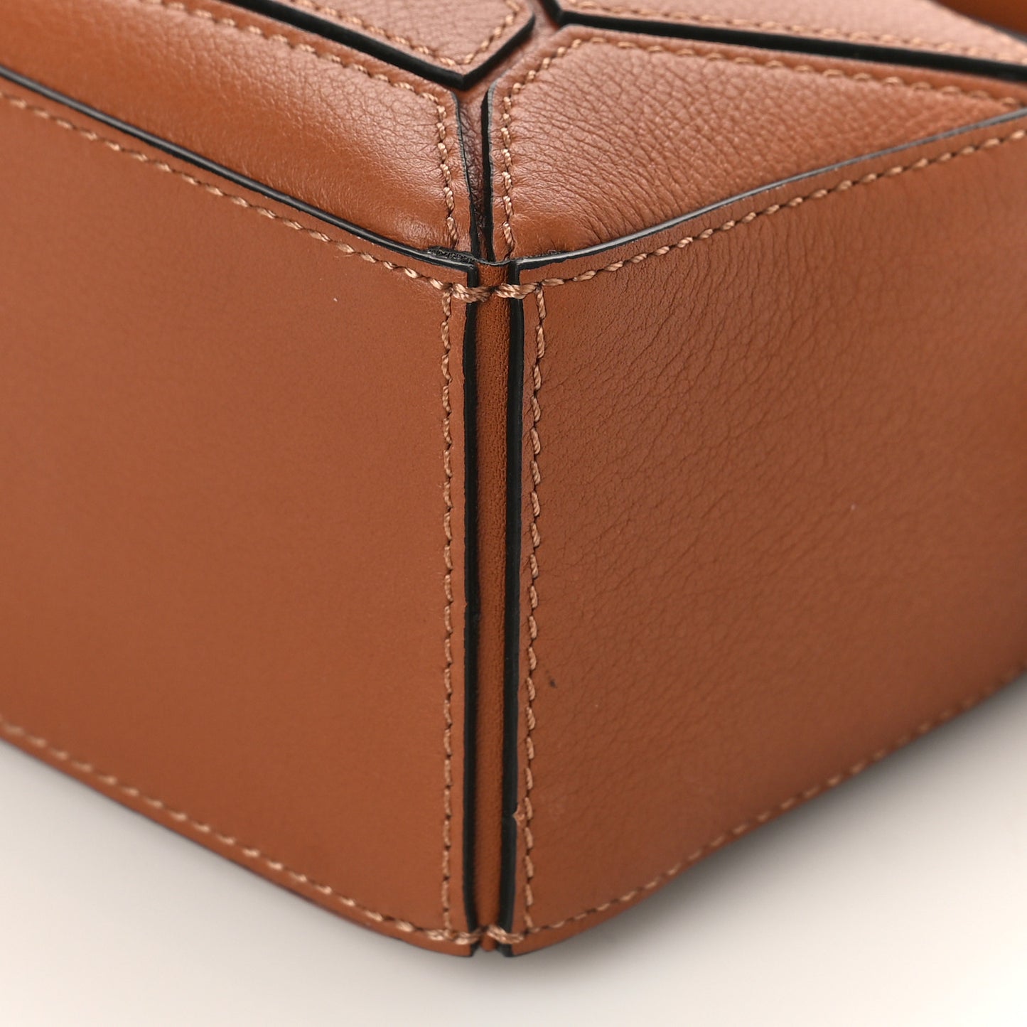 Calfskin Mini Puzzle Bag Tan
