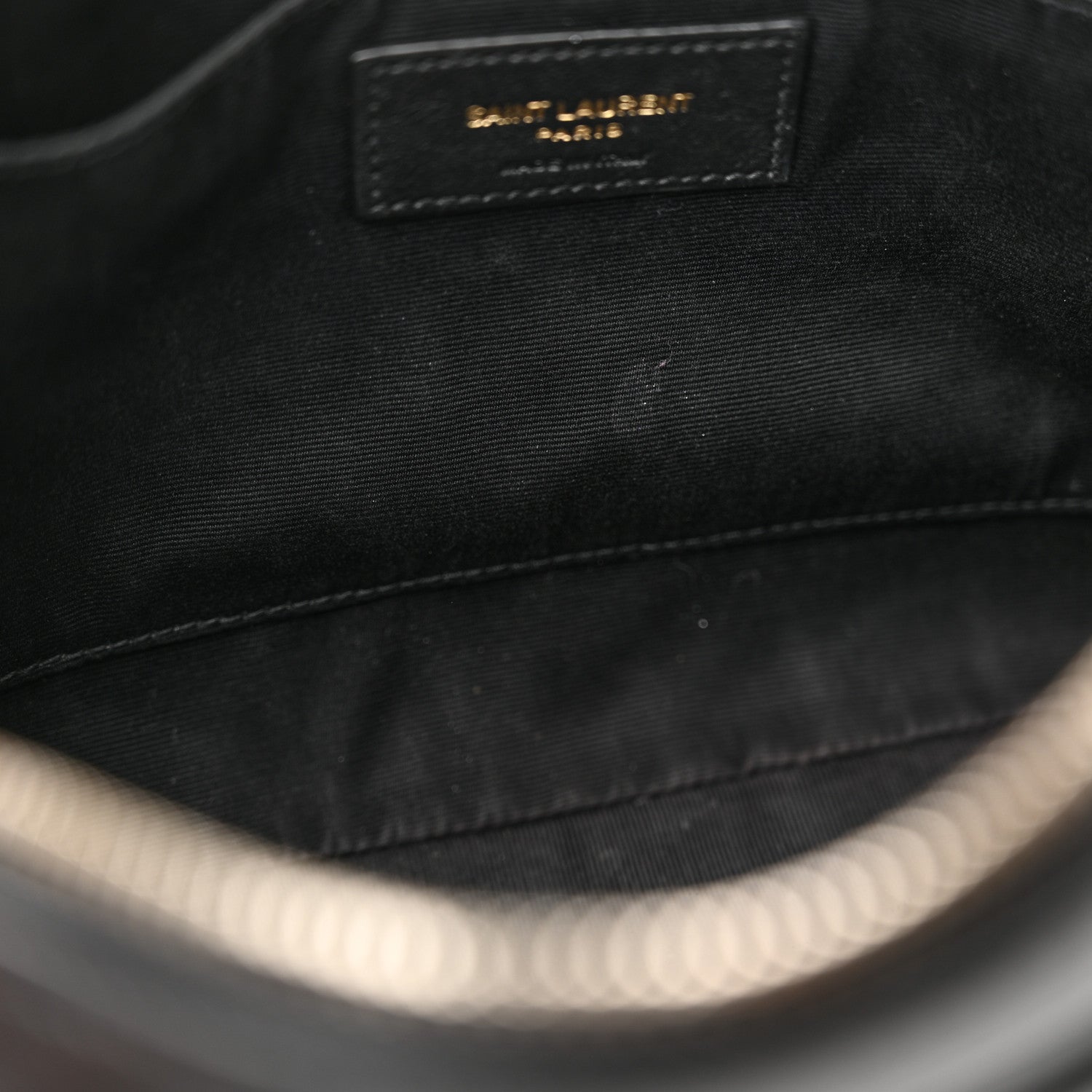 Saint Laurent Calfskin Matelasse Monogram Lou Camera Bag Black 15 of 18