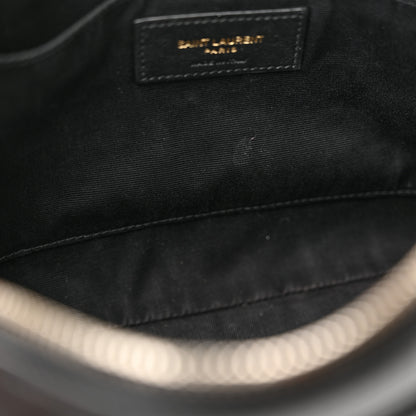 Saint Laurent Calfskin Matelasse Monogram Lou Camera Bag Black 15 of 18