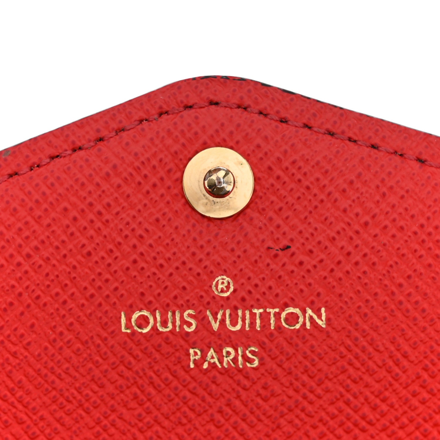 Louis Vuitton Monogram Sarah Wallet NM Coquelicot 6 of 11