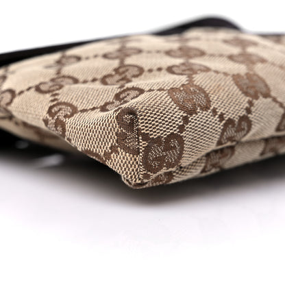 Gucci GG Monogram Double Pocket Belt Bag Dark Brown 7 of 13