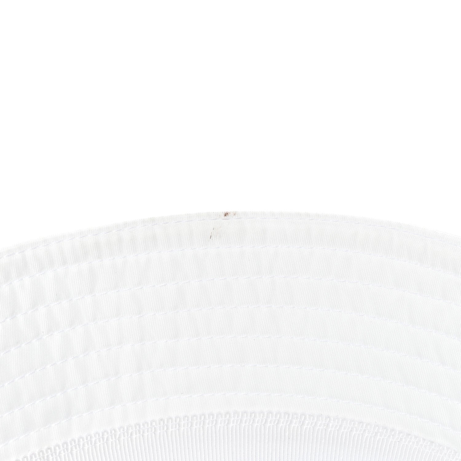 Prada Re-Nylon Metal Triangle Logo Mens Bucket Hat L White 8 of 8