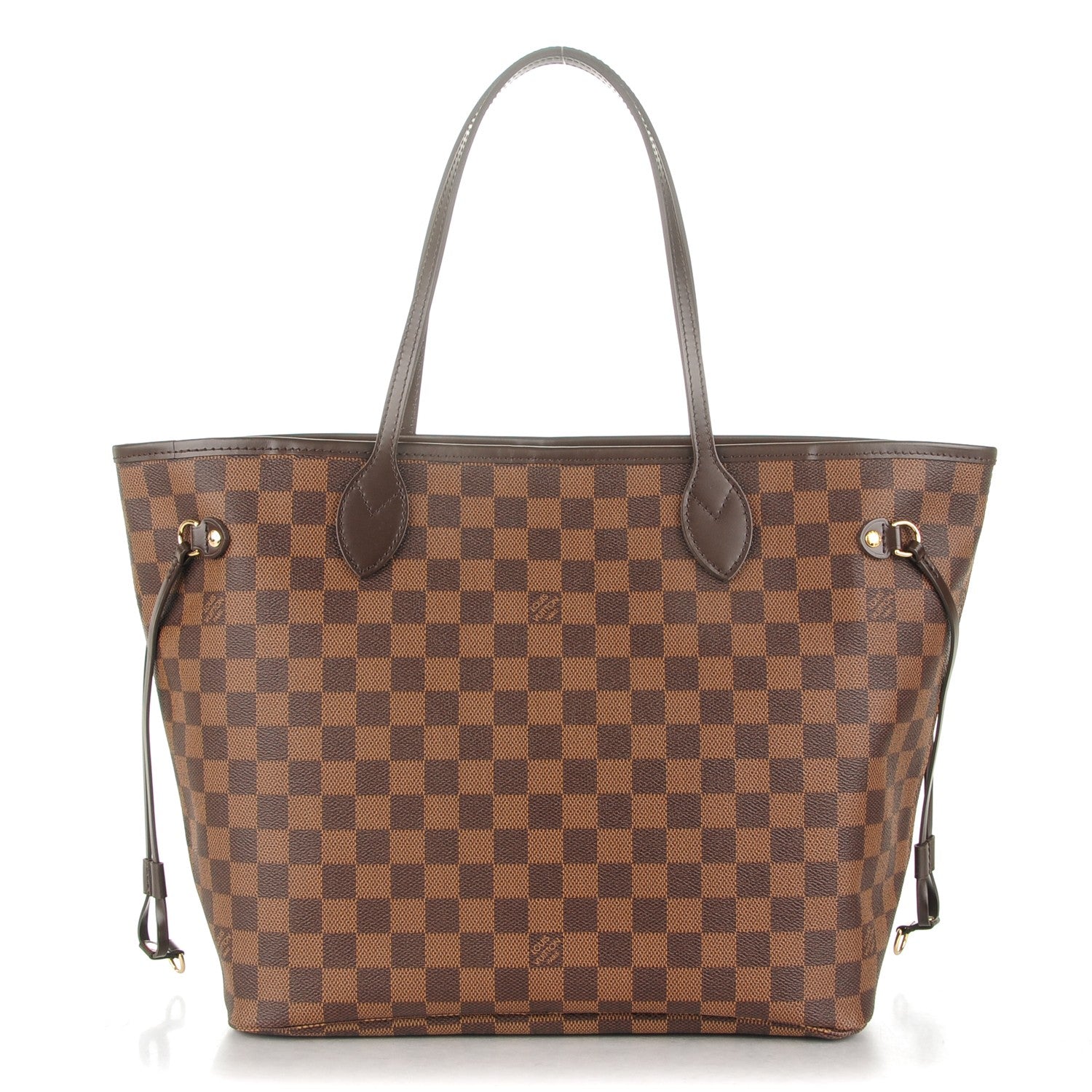 Louis Vuitton Damier Ebene Neo Neverfull MM Rose Ballerine 1 of 8