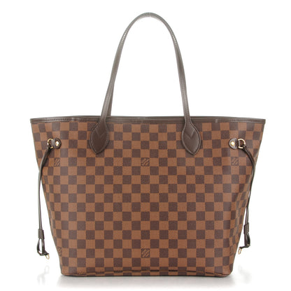Louis Vuitton Damier Ebene Neo Neverfull MM Rose Ballerine 1 of 8