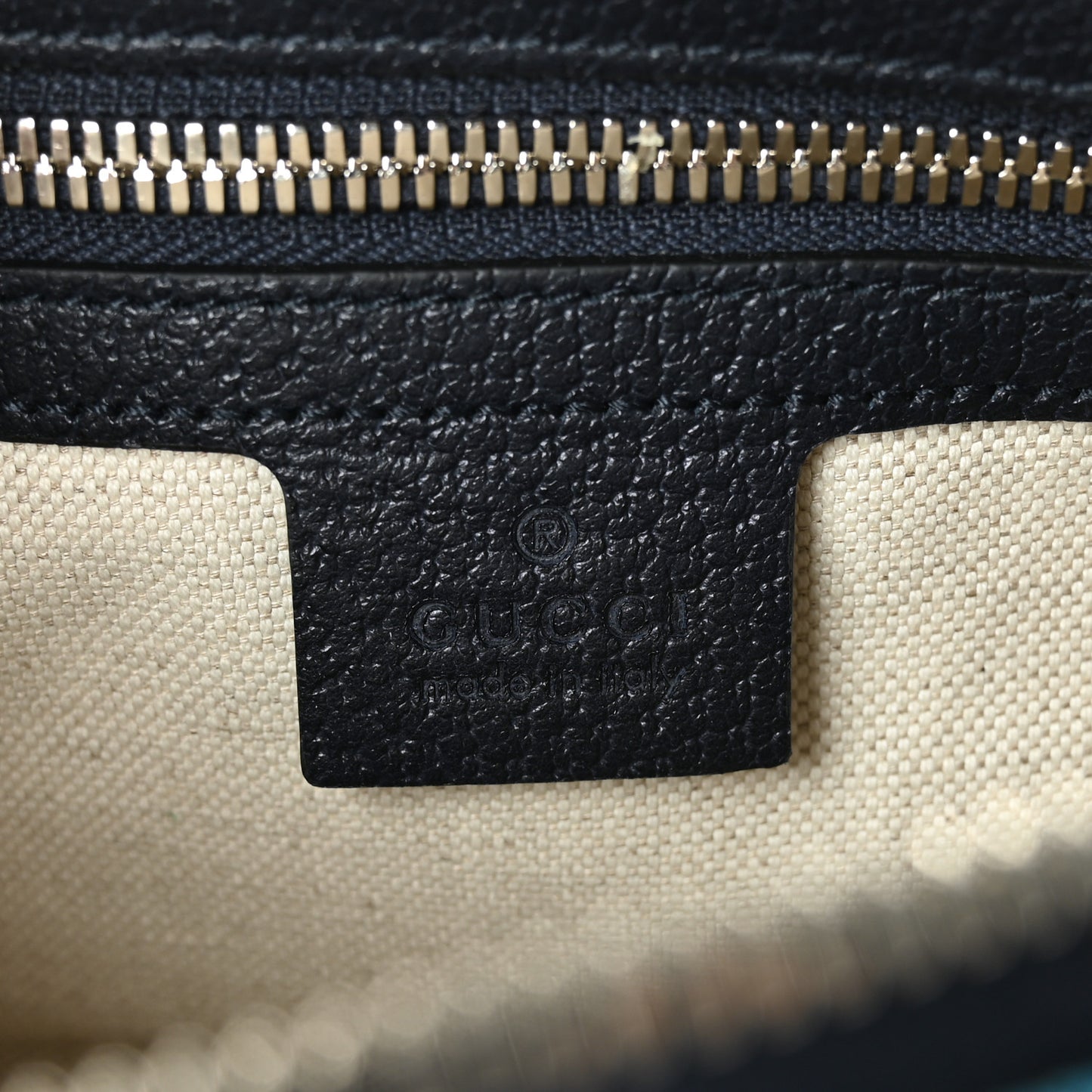 Monogram Multicolor Textured Calfskin Retro Interlocking G Belt Bag Light Blue