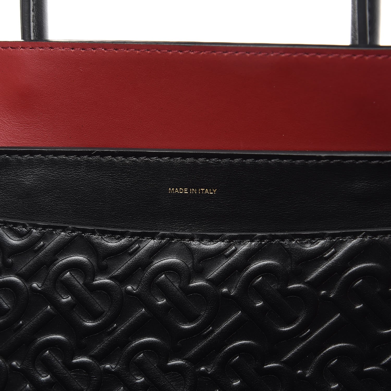 Burberry Calfskin Embossed Monogram Small Belt Bag Black 6 of 11