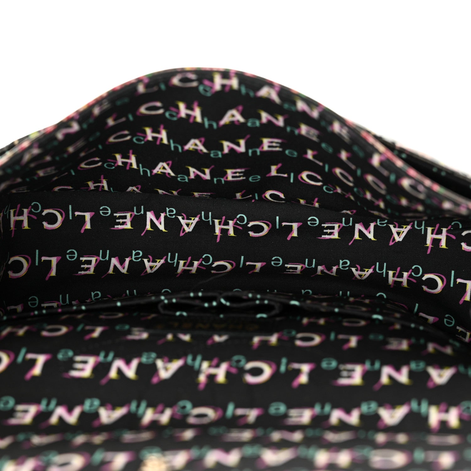 Chanel Tweed Printed Lambskin Quilted 2.55 Reissue 225 Flap Multicolor 5 of 10